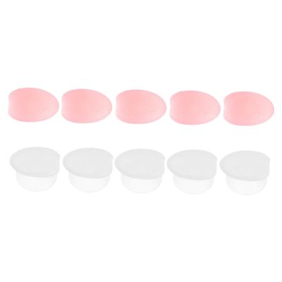 FRCOLOR 10-Piece Silicone Lip Brush Covers with Suction Cups