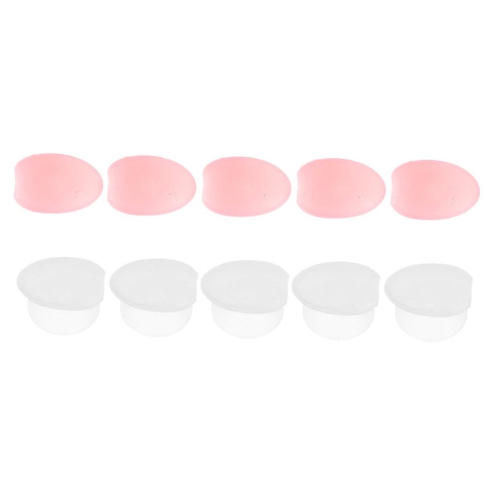 FRCOLOR 10-Piece Silicone Lip Brush Covers with Suction Cups