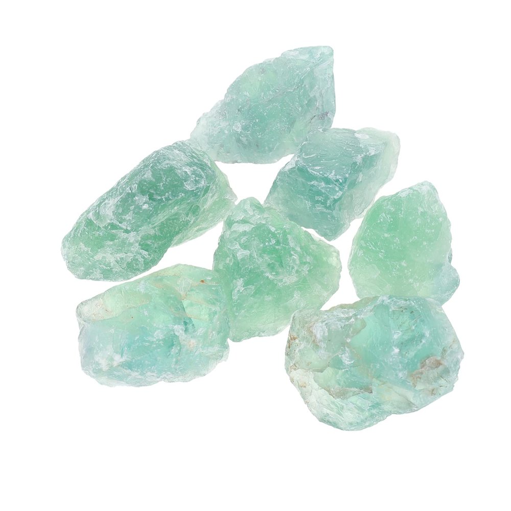 BUGUUYO Rough Scented S-Stones for Aquarium, Green Crystal Stone