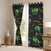 Homewish Recycling and Garbage Truck Curtains, Boys' Construction Truck Blackout Curtains, 2 Panels, 46W x 72L in view 3