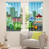 Homewish Garbage Truck Curtains for Boys and Girls, Light-Reducing Curtains, 2 Panels, 55" W x 69" L view 4