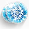 MERALENS ICE BLUE Colored Contact Lenses, Blue-White, 2 Count (1 Pair), Plano view 4
