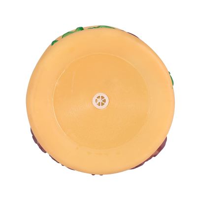 Akozon Squeaky Hamburger Dog Toy