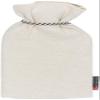David Fussenegger “My Happy Place” Hot Water Bottle, 2 L, 21 x 38 cm, Felt, Light Gray view 2