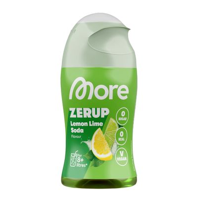 MORE Zerup, Lemon Lime Soda, 65 ml makes 8+ L of soft drink