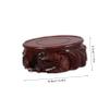 Kisangel Round Wooden Base for Plants and Aquariums view 2
