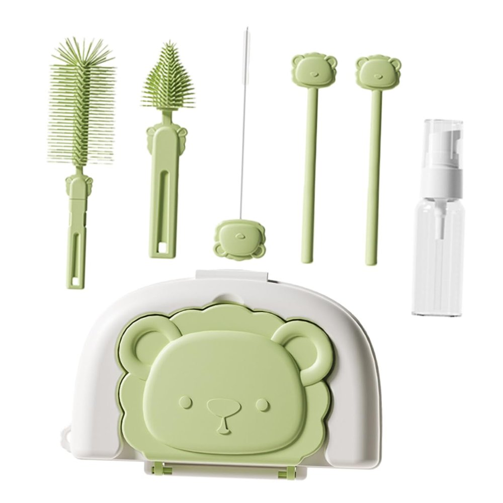 BESTonZON 1stze Baby Bottle Brush with Nipple Brush