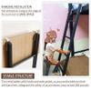 UOGJYARN Replacement Ladder for Metal Beds, Bunk Bed Ladder with 4/5 Steps and Wall-Mounted Hooks, Indoor Ladder for Bunk Beds, Multifunctional Straight Ladder for Loft Beds and Sleeper Beds view 4
