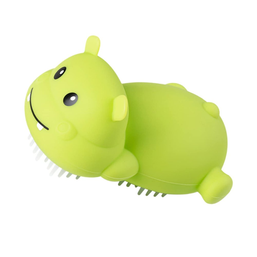 Green Silicone Scalp Massager for Children