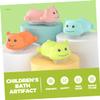 Green Silicone Scalp Massager for Children view 2