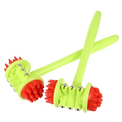 Healeved 2-Piece Multipurpose Massage Hammers for Waist and Thighs, PP, for Home and Office