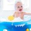 Round Double-Sided Bath Sponges with Loops, 4-Pack view 2
