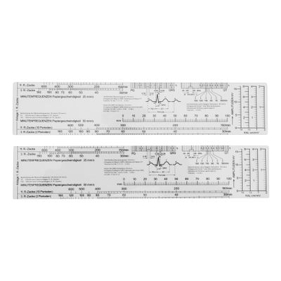 Asyduey Essential ECG Ruler PocketAutod in English