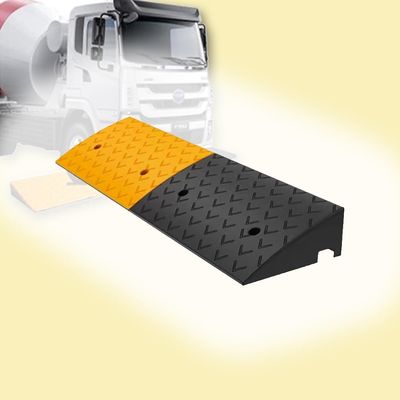 QSPNVFB Rubber Curb Ramp, Portable Wheelchair Threshold Ramp, 100 x 25 x 9 cm