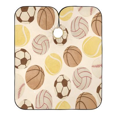 Basketball, Soccer & Baseball Haircut Cape, Waterproof, Washable, 140 x 168 cm