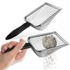 INOOMP 2-Pack Stainless Steel Cat Litter Scoops with Two Mesh Sizes view 2