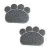 Supvox 2-Piece PVC Cat Feeding Mats, Gray view 1