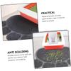 Supvox 2-Piece PVC Cat Feeding Mats, Gray view 2