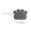 Supvox 2-Piece PVC Cat Feeding Mats, Gray view 3