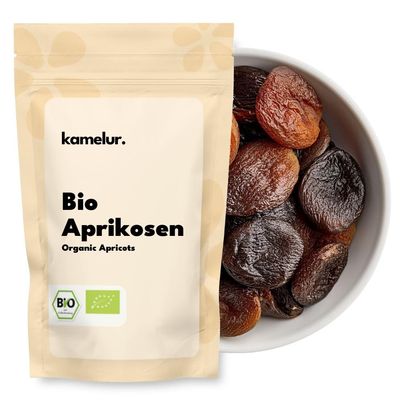 Kamelur 3 kg Organic Soft Dried Apricots – Unsulfured, Unsweetened, No Additives