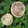 CVZJ Small Metal and Bamboo Bird Nest view 3