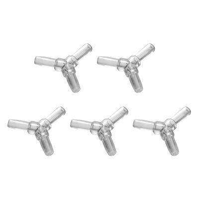 CVZJ Aquarium Air Hose Adapter, 3-Way Y-Connector, 5 Pack