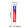 SIMPLETEK - Disposable Travel Toothpaste, 10 g, Portable Mini Kit for Camping, Hotels, and Emergencies view 2