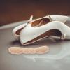 FRCOLOR Silicone Heel Inserts, 5-Pair Pack, Self-Adhesive Heel Pads for Women's High Heels view 4