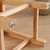 AYCDL Square Wooden Shower Seat, Non-Slip Bath Chair, 44 x 33 x 46 cm view 4
