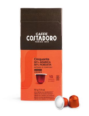 Costadoro Cinquanta Coffee Capsules – Compatible with Nespresso* Home Machines, 10 Capsules