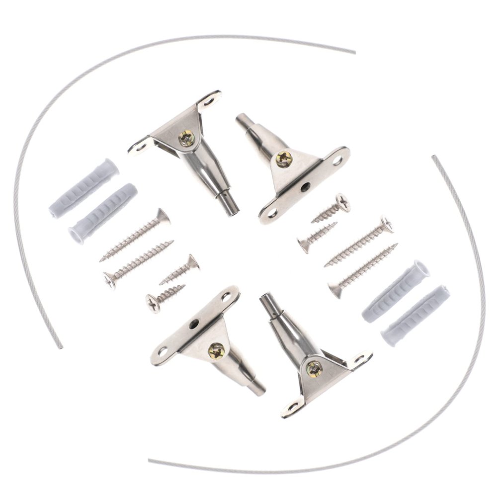 ibasenice 6-Piece Anti-Tip Furniture Anchors with Earthquake Straps