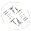 ibasenice 6-Piece Anti-Tip Furniture Anchors with Earthquake Straps view 1