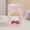 Warmself Ceramic Aromatherapy Lamp Tealight Holder, Wax Melter, Minimalist Yellow view 2