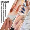 WhaleO Letter Nail Stickers, 9 Sheets view 4