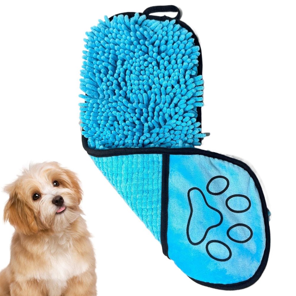 Quick-Drying Dog Bath Towel, 53.3 x 17.8 cm