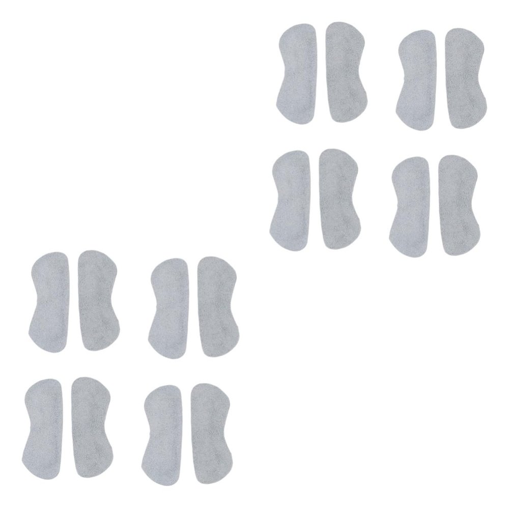 FRCOLOR 2 Sets Breathable Half Insoles and Heel Grips for Loose Shoes, 4 Pairs × 2