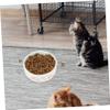 Yardwe Non-Slip Ceramic Food Bowl for Dogs and Cats, Blue view 4