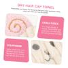 DECOMELODY Absorbent Hair-Drying Cap with Animal Print, Quick-Drying Towel for Women and Girls view 2