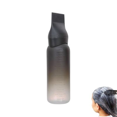 Huvqianu Root Comb Bottle, Portable Scalp Applicator Comb with Scale