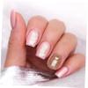 Heart-Shaped ABS Nail Art Decorations, 1 Box, White view 4