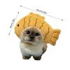 Cartoon Cat Hat - Cute Taiyaki Pet Costume for Cats view 2