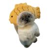 Cartoon Cat Hat - Cute Taiyaki Pet Costume for Cats view 3