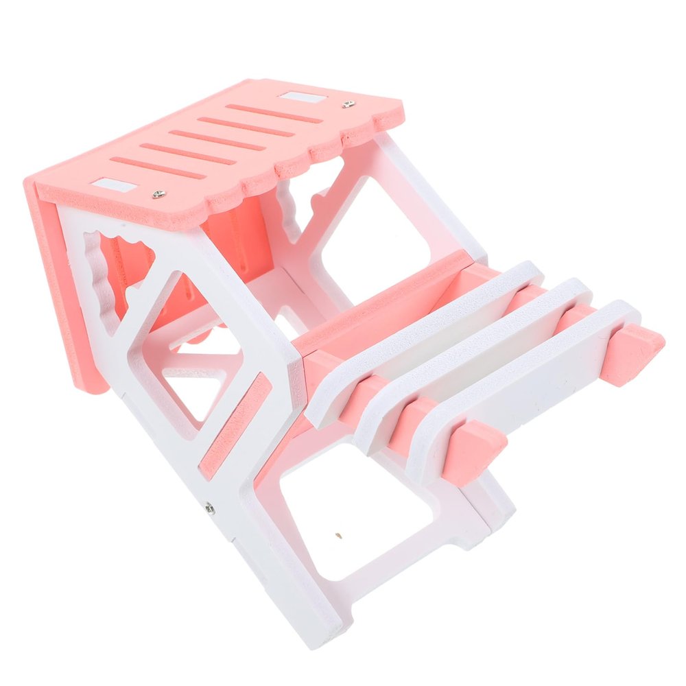 BUGUUYO Two-Story Hamster Hideout with Ladder, PVC, for Small Pets