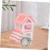 BUGUUYO Two-Story Hamster Hideout with Ladder, PVC, for Small Pets view 2