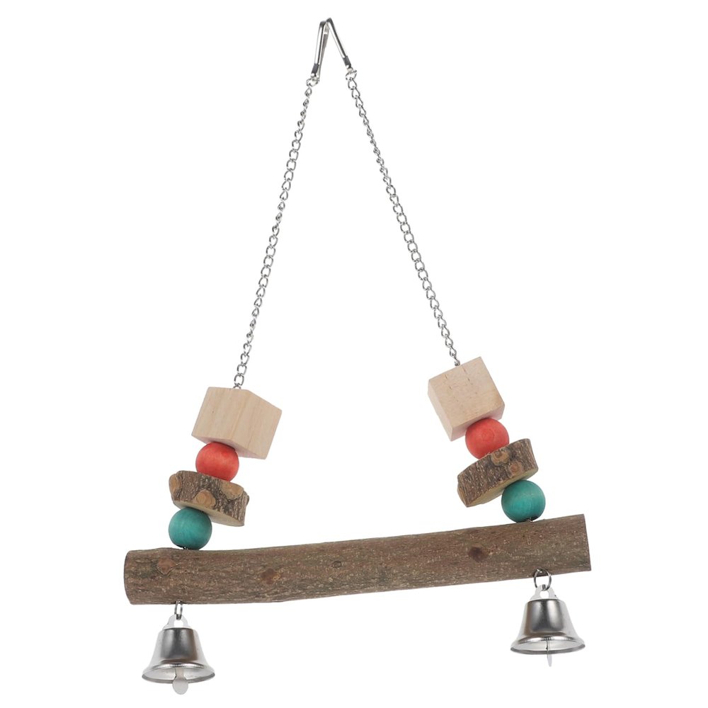 BESPORTBLE Wooden Parrot Swing