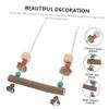 BESPORTBLE Wooden Parrot Swing view 2