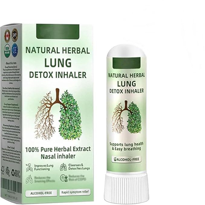 Natural Herbal Lung Detox Inhaler, 1 Piece