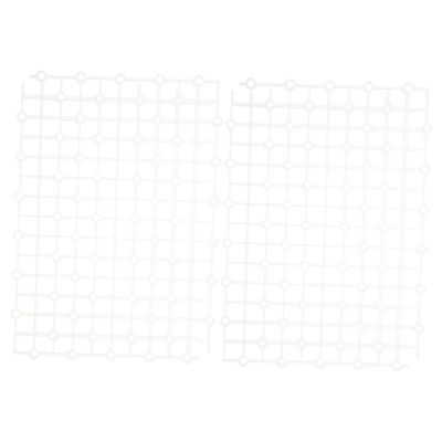 Kisangel 2-Pack White Plastic Aquarium Filter Plates