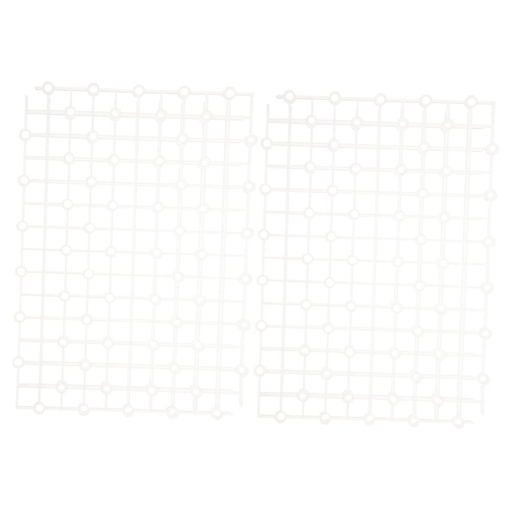 Kisangel 2-Pack White Plastic Aquarium Filter Plates