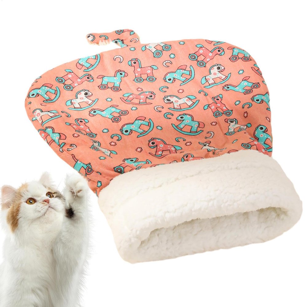 Plush Cat Sleeping Bag, Soft Warming Bed